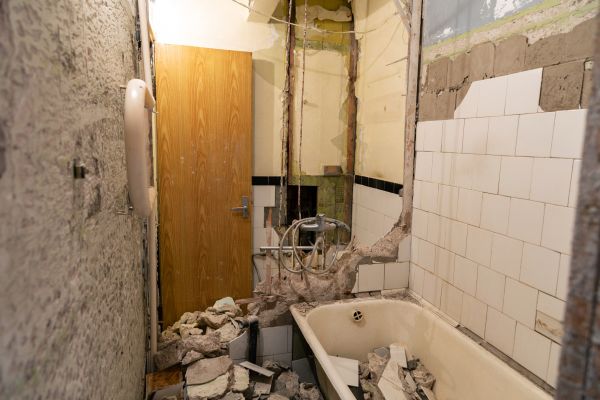 Shower Tile Demolition in Hamilton