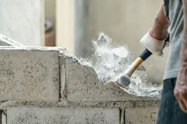 Block Wall Demolition in Hamilton